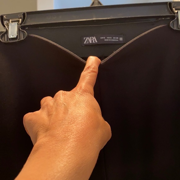 Zara leggings amb llista lateral Estrás Andorra in black. - Picture 6 of 8